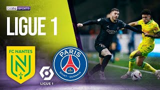 Nantes vs PSG  LIGUE 1 HIGHLIGHTS  021724  beIN SPORTS USA [upl. by Aneral]