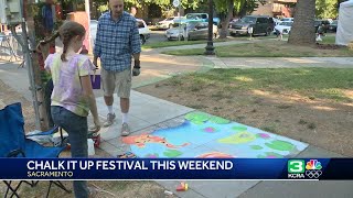 Chalk It Up festival returns to Sacramento [upl. by Dlaregztif]