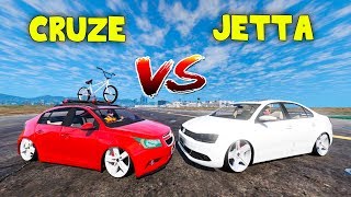 QUAL É MELHOR   CRUZE VS JETTA  47 [upl. by Lura]