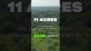 11 Acres  Halfway Between Houston amp San Antonio  Only 2118 A Month  What Are You Waiting For [upl. by Hbahsur]