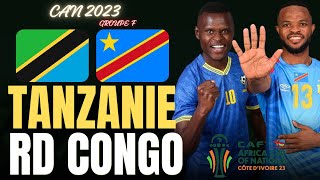 🔴LIVE TANZANIE  RD CONGO  LE MATCH DÉCISIF   3ème JOURNÉE GROUPE F CAN 2024 [upl. by Namlak]