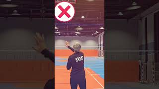 How to serve in volleyball 😮 volleyball services 😮 volleyball training 🔥shorts volleyball volley [upl. by Okeim]