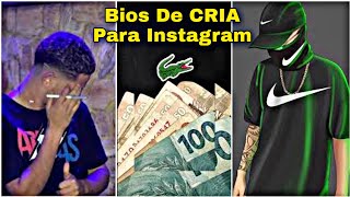 Bios de CRIA para O INSTAGRAM [upl. by Boyer448]