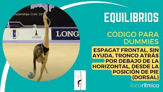 EQUILIBRIOS Gimnasia Rítmica Dorsal [upl. by Sille]