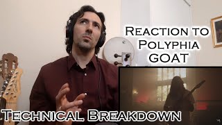 GOAT by Polyphia  Technical Breakdown  Pro Guitarist Reacts [upl. by Alyat]