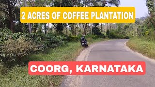 2 ACRES OF COFFEE PLANTATION ON ROAD FRONTAGE FOR SALE IN COORG CALL 9483875313 [upl. by Fitts]