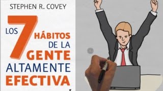 Los 7 Habitos de la Gente Altamente Efectiva por Stephen Covey  Resumen Animado [upl. by Krahling]