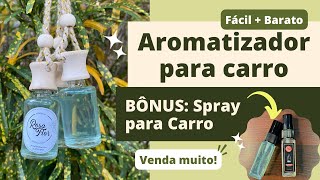 Aprenda a fazer AROMATIZADOR PARA CARRO  Juliana Fermano [upl. by Barncard476]