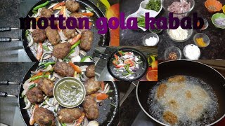 hyderabadi style gola kabab recipe 😋👌🧕 [upl. by Aninad]