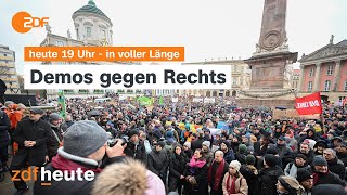 heute 1900 Uhr 140124 Protest gegen AfD Beratungen über Ukraine Thronwechsel Dänemark english [upl. by Aeriel288]