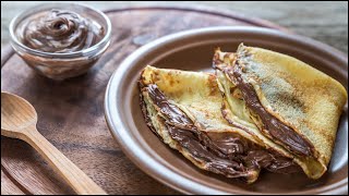 CREPES alla Nutella perfette in pochi minuti [upl. by Adna512]