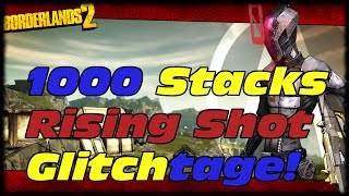 Borderlands 2 1000 Stacked Rising Shot Glitch Raid Boss Montage Massive Gun Damage Glitch BL2 [upl. by Iluj175]