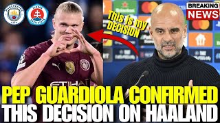 🚨 URGENT PEP GUARDIOLA EXPLAINS THIS DECISION ON MAN CITY WIN AGAINST SLOVAN MAN CITY NEWS TODAY [upl. by Ram]