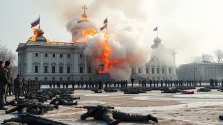 US starts attacking Goodbye Putin presidential building in Moscow destroyed by US missiles [upl. by Oiratno]