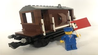 LEGO BR Standard Brake Van MOC [upl. by Stanislas]