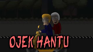 Tukang Ojek Setan  Animasi Horor Kartun Lucu  Warganet Life [upl. by Akenahc567]