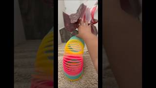 Rating my dragons slinky tossing down stairs dragonpuppets fypviral [upl. by Enelez102]