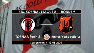 TOPIAA fresh 2 tegen UnitasPerspectief 2 op zaterdag 13 januari 2024 [upl. by Ard]