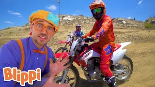 Ride A Motorcycle Song  Roaring Engine  Blippi Songs for Kids [upl. by Kopple]