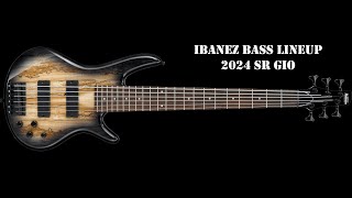 Ibanez Bass Lineup 2024 SR Gio basicallybassguitar ibanez ibanezbass [upl. by Astrix]