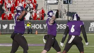 Football vs Sacred Heart FCS Playoffs 112721 [upl. by Ecirad]