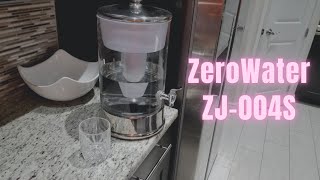 ZeroWater ZJ004S Refillable Filtered Water Cooler Jug Review [upl. by Baal]