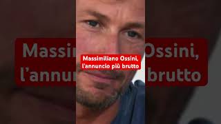 Massimiliano Ossini l’annuncio più brutto [upl. by Eliseo]