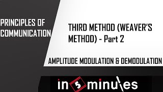 Module2Vid62Amplitude Modulation and DemodulationSSBSC Third method or Weavers method PART 2 [upl. by Efioa]