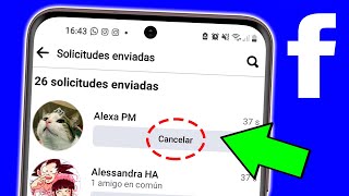 Cómo CANCELAR las SOLICITUDES ENVIADAS de FACEBOOK 2024 [upl. by Jaret]