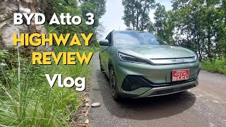 BYD Atto 3 Highway Review Vlog Part 1  Kathmandu to Aanbhukhaireni Tanahun [upl. by Haeel]