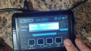 Lipo charging explained C150 charger settings [upl. by Joette]