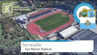 Stadio Olimpico di Serravalle  San Marino national football team amp San Marino Calcio  2016 [upl. by Eahc]