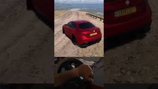 Alfa Romeo Giulia QV wall kiss MOZA R5  Forza Horizon 5 mozaracing alfaromeo forzahorizon5 [upl. by Candace781]