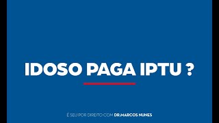 Idoso paga IPTU [upl. by Noffets]