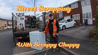 scrappy chappy finishing the load scrapmetal scrapman streetscrapping [upl. by Imot]