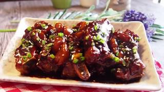 Super Easy Braised Pork Ribs in Oyster Sauce Recipe 蚝油焖排骨 Chinese Pork Recipe [upl. by Brian]