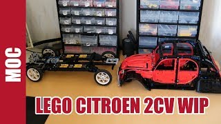 Lego Technic  Citroen 2CV Charleston Work In Progress [upl. by Elamaj976]