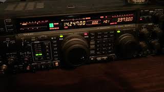 YAESU FT1000MP MARKV on HF [upl. by Kyd]