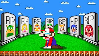 All Mario Team RIP Sorry Luigi Princess Peach amp Sonic Family  Please Come back Game Animation [upl. by Hilarius905]