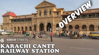 Karachi Cantt Railway Station  Overview Karachi Street  hinazain1992 [upl. by Osborne176]