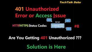 What is 401 Unauthorized error  Root cause and solution of Unauthorized issue  Common http code [upl. by Robins990]