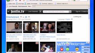 How to Install WM Recorder 14 and DownloadCaptureSaveRipRecord Streaming Video on JustinTV [upl. by Ajnotal]