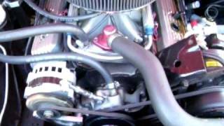 Chevy S10 with Corvette 350 V8 amp Flowmaster Exhaust Running [upl. by Kerred]