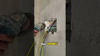 would you replace the wire with a new one or choose to splice itelectrican electricalcontractor [upl. by Gillie]