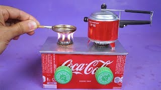 Make an Amazing Mini Stove with soda cans [upl. by Myrtia]