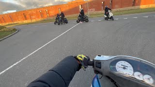 Warmloper😱amp POLITIE😱Gilera Runner 125cc POV [upl. by Marya848]