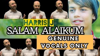 Harris J  Salam alaikum Genuine Vocals only  Acapella [upl. by Ginsberg]