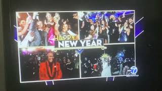 new year s day 2024 2025 abc 7 Chicago countdown Wednesday January 1st 2025 [upl. by Zilla333]