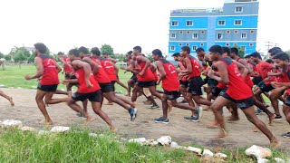 Vizag Army Rally students 1600 meter running  Sai Defence Academy Narasaraopet  Avula Subbarao [upl. by Nnaesor]