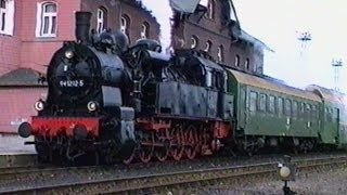 SteilstreckenDampflokomotive 94 12925 mit Doppelstockwagen auf RennsteigRampen [upl. by Eniretac]